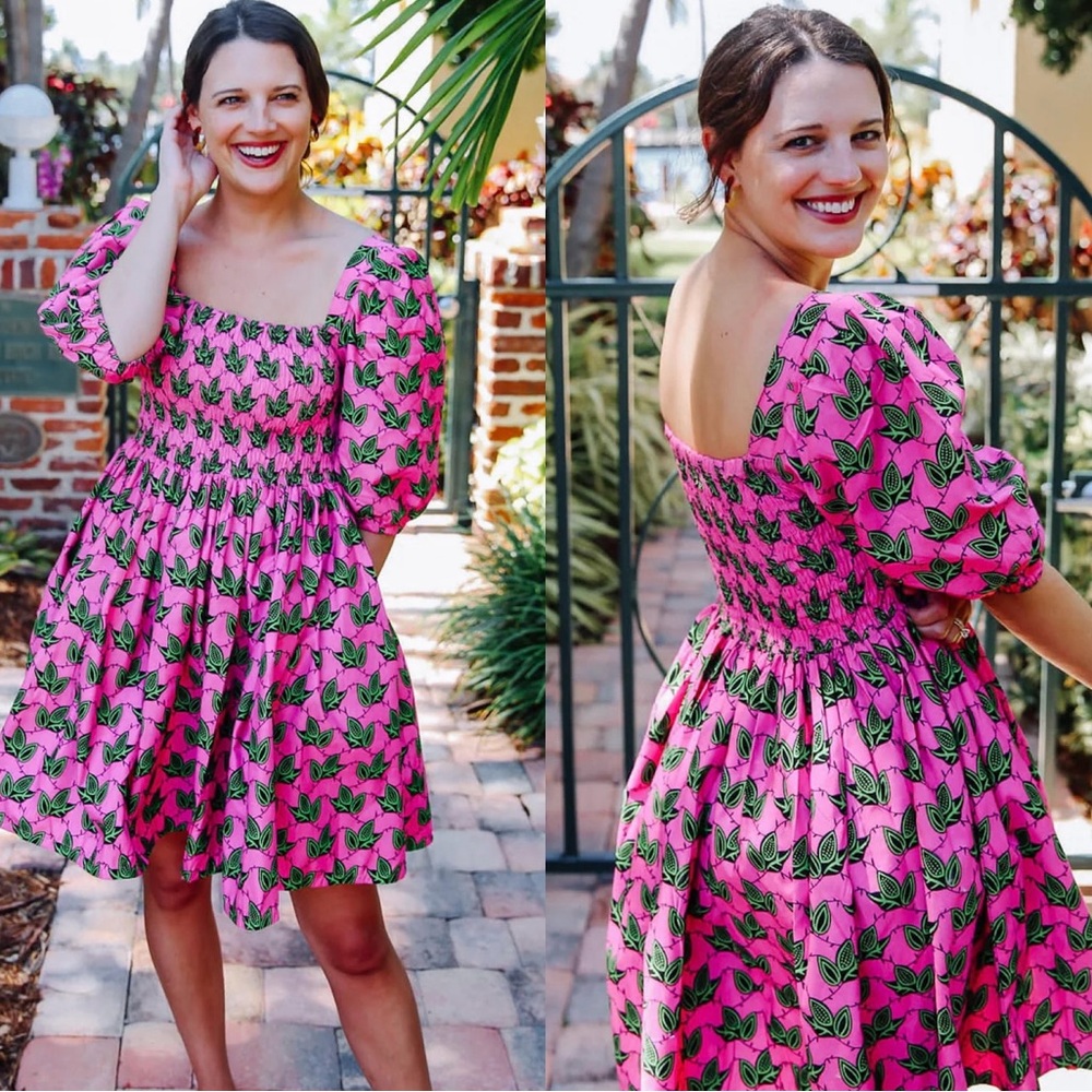 Elisamama June Dress Pink Women’s Size M